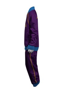 WTV164 custom-made winter sports suit Jin Guangrong 100% polyester Macau Songsen Sportswear Garment Factory side view